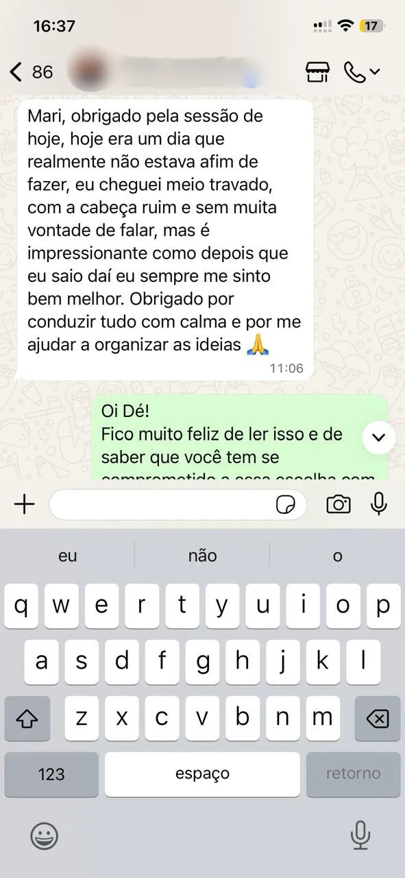 Depoimento WhatsApp 2